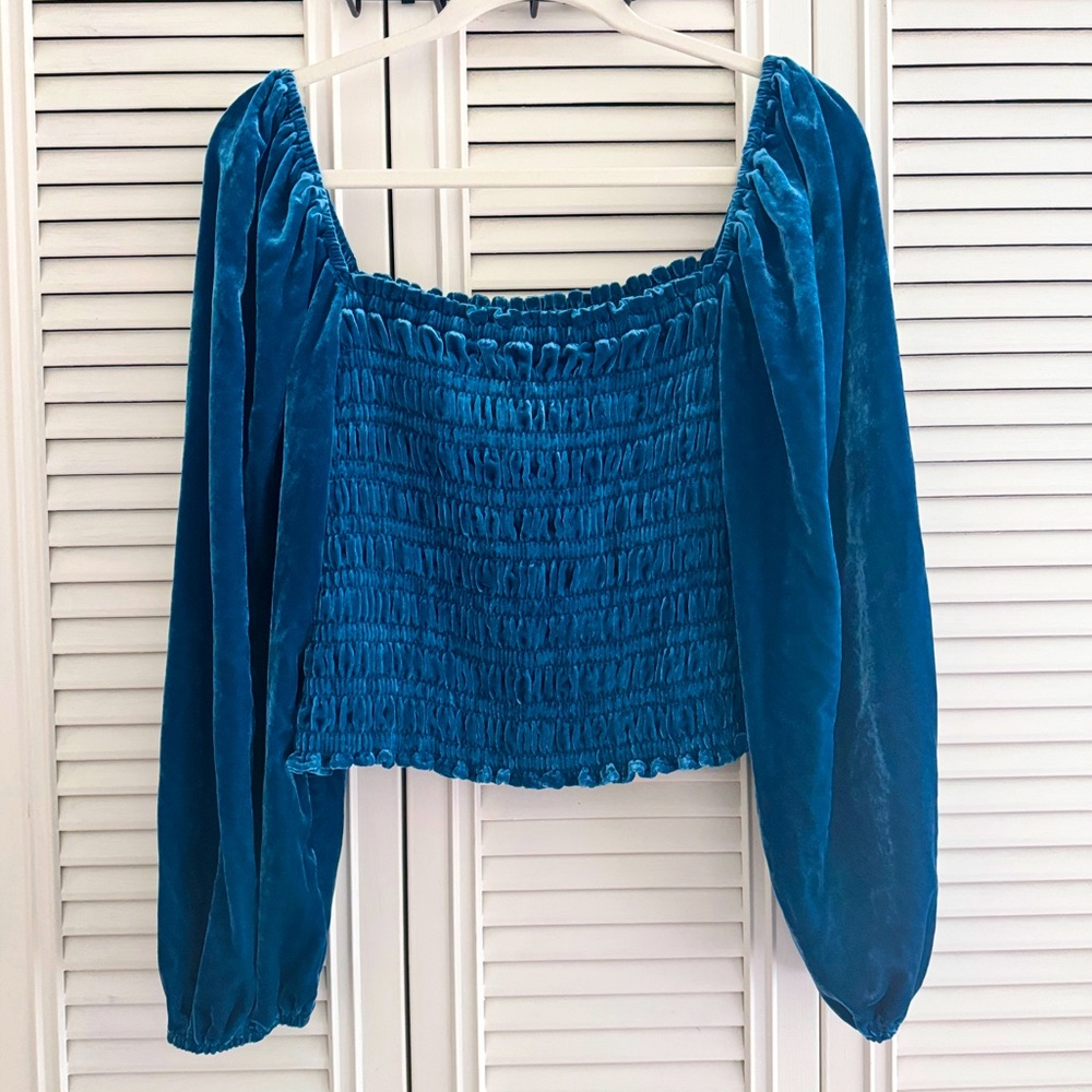 ANTHROPOLOGIE | Velvet Top Size Medium